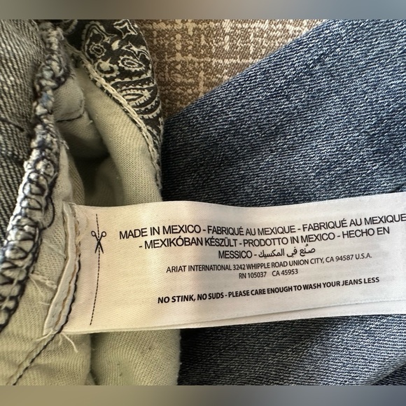 Ariart Real Denim Women’s Mid Rise Boot Cut Jeans size 25s - Picture 7 of 13